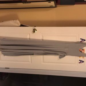 Silver maxi dress body suit - sexy!!